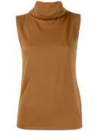 Ralph Lauren Collection Knitted Vest Top - Brown