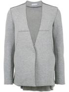Mara Mac Ruched Blazer - Grey