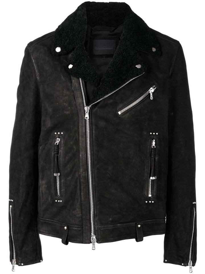 Diesel Black Gold Shearling Biker Jacket