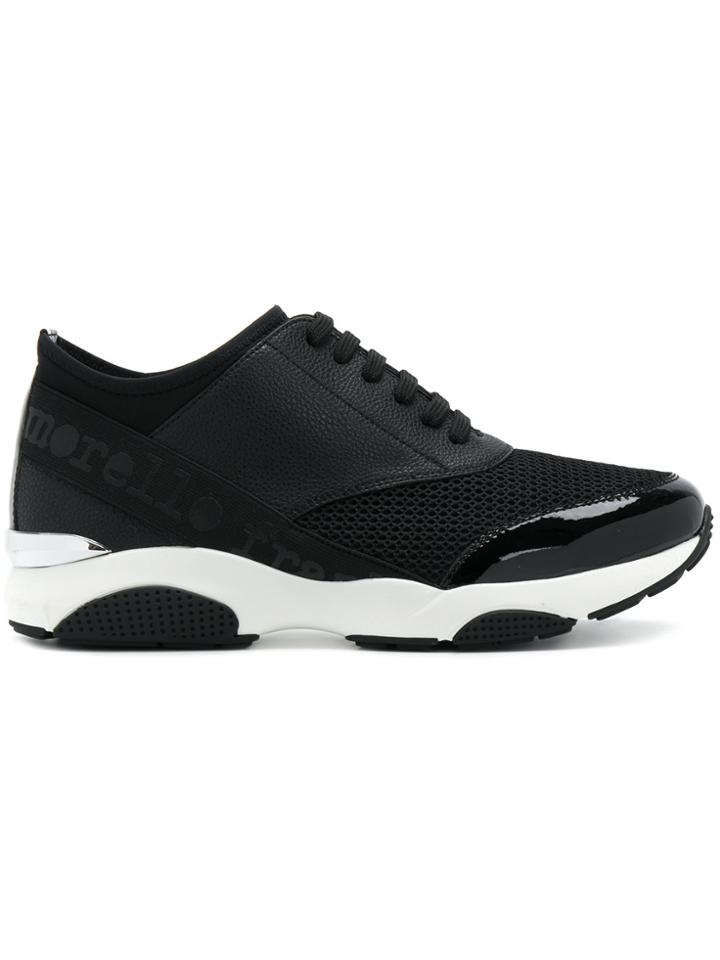 Frankie Morello Lace-up Sneakers - Black