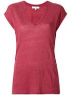 Iro Simza T-shirt, Women's, Size: Medium, Red, Linen/flax