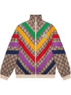 Gucci Gg Supreme Print Jacket - Neutrals