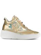 Rucoline Chunky Sole High Top Sneakers - Metallic