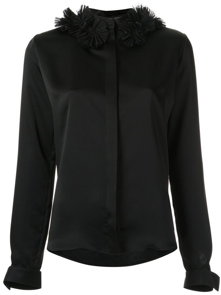 Gloria Coelho Embellished Shirt, Women's, Size: Gg, Black, Polyester/acetate