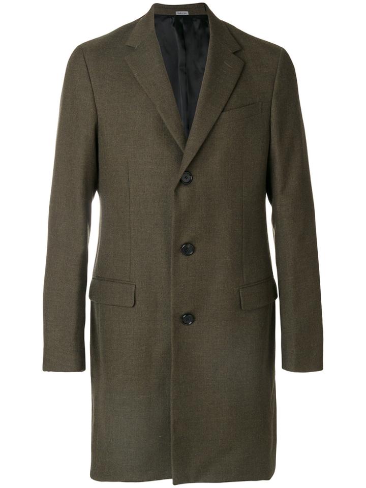 Lanvin Classic Single-breasted Coat - Brown