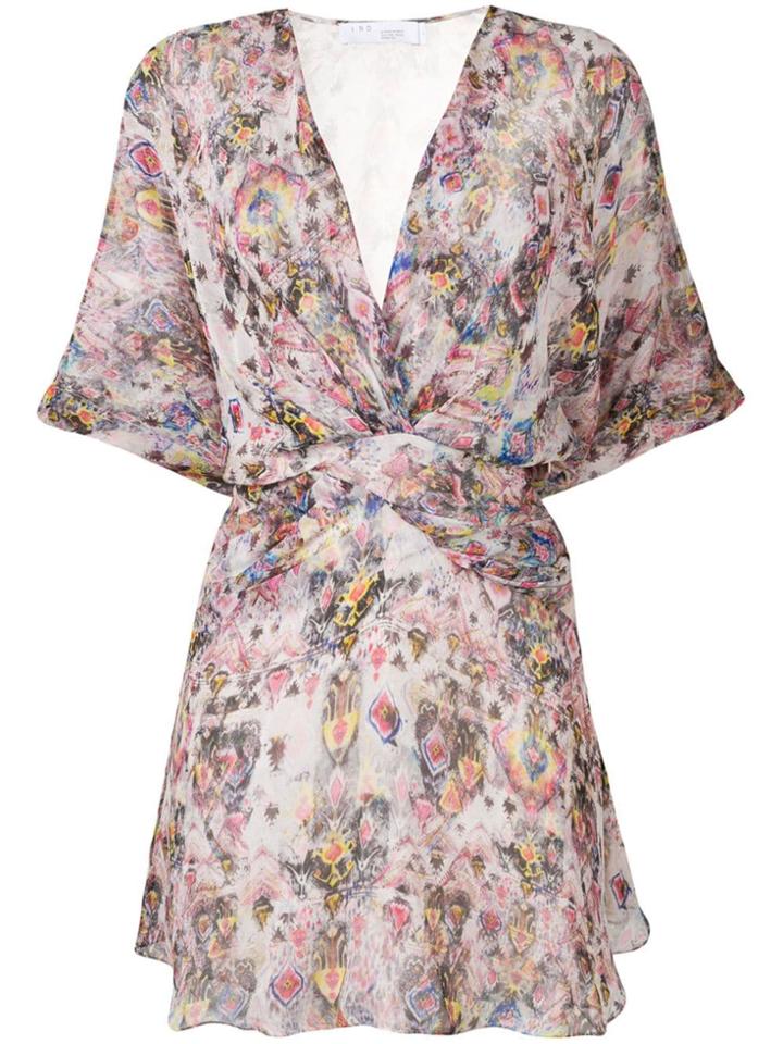 Iro Patterned Dress - Grey