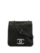 Chanel Pre-owned Jumbo Xl Quilted Crossbody Bag - Black