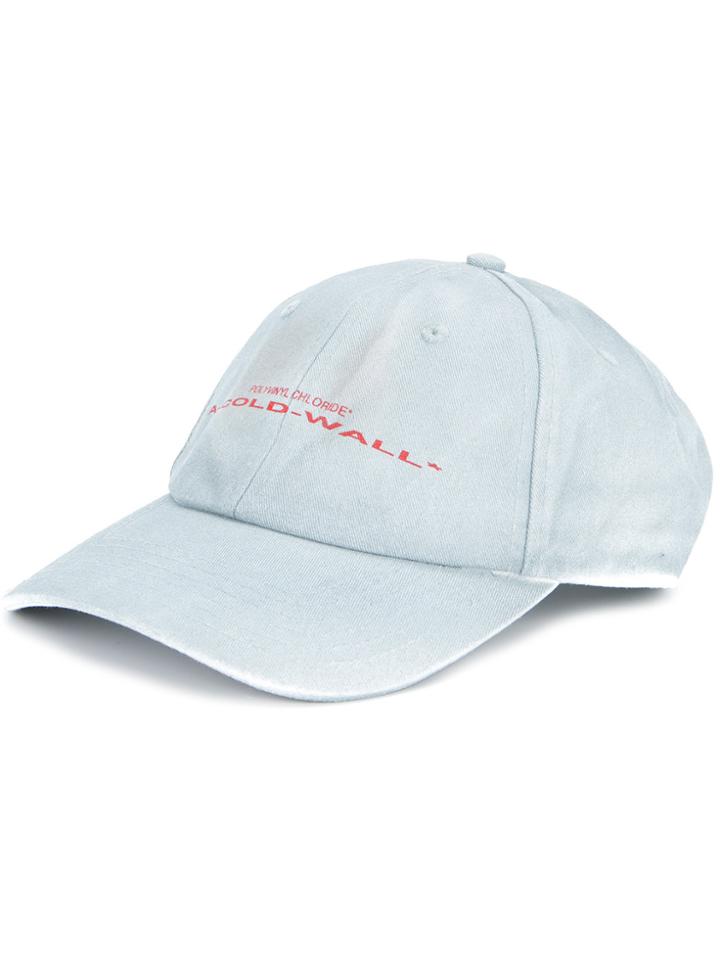 A-cold-wall* Logo Print Baseball Cap - Blue
