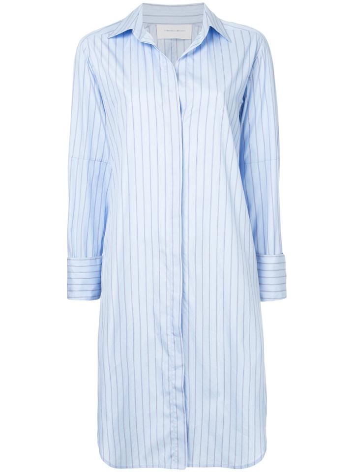 Strateas Carlucci Striped Shirt Dress - Blue