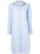 Strateas Carlucci Striped Shirt Dress - Blue