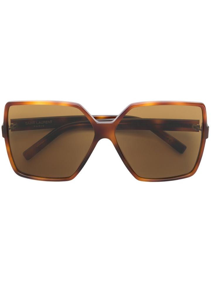 Saint Laurent Eyewear Betty Sunglasses - Brown