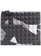 No Ka' Oi Printed Waffled Pouch - Grey