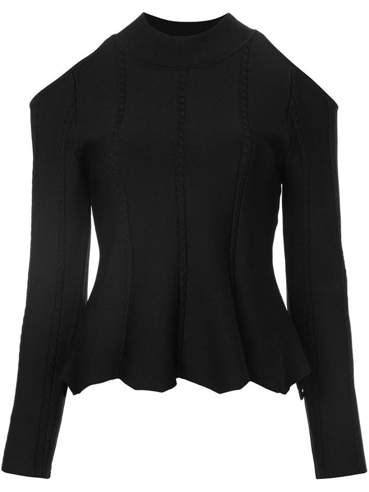 Jonathan Simkhai Cut-off Shoulders Blouse