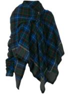 Comme Des Garçons Pre-owned 2003's Plaid Shawl Jacket - Blue