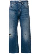 Levi's Vintage Clothing Cropped Stonewashed Jeans - Blue