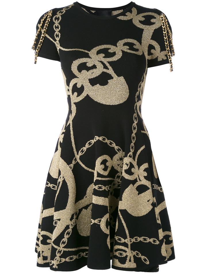 Philipp Plein - Badu Knitted Dress - Women - Polyester/spandex/elastane/viscose - S, Black, Polyester/spandex/elastane/viscose