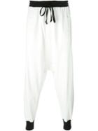 Lost & Found Rooms Loose-fit Trousers, Men's, Size: Medium, White, Cotton