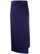 Haider Ackermann Kuiper Asymmetric Skirt - Purple