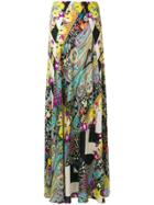 Etro Abstract Print High-waisted Skirt - Multicolour