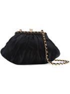 Chanel Vintage Small Satin Shoulder Bag - Black