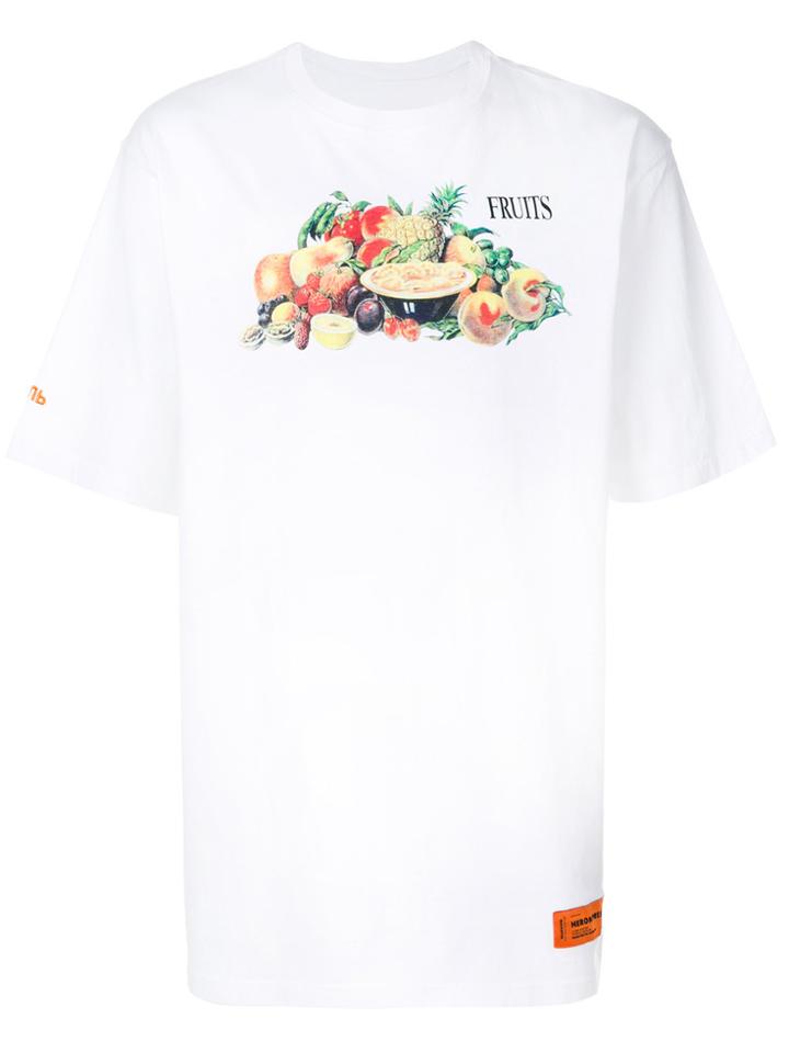 Heron Preston Fruits Print T-shirt - White