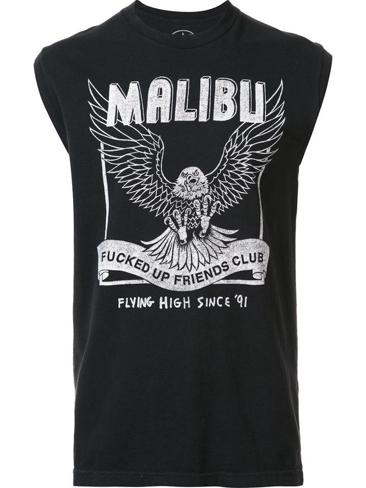 Local Authority Malibu Fufc Tank Top, Adult Unisex, Size: Medium, Black, Cotton