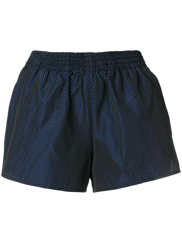 Ava Adore Polka Dot Print Shorts - Blue