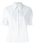 Stella Mccartney Ruffle-trimmed Meredith Shirt - White