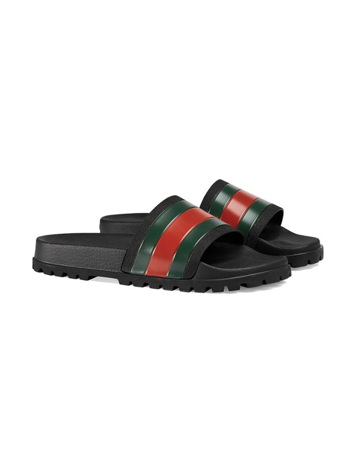 Gucci Web Slide Sandal - Black