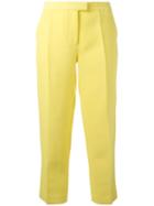 3.1 Phillip Lim Tailored Cropped Trousers, Women's, Size: 6, Yellow/orange, Cotton/viscose/polyamide