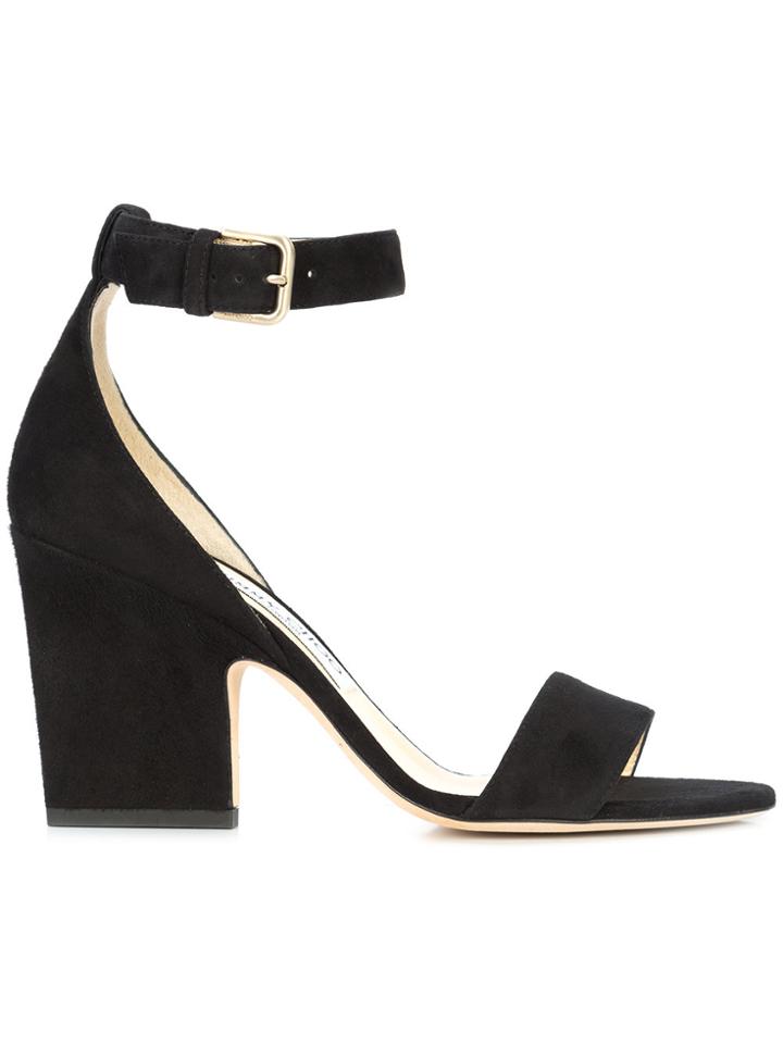 Jimmy Choo Edina 85 Sandals - Black