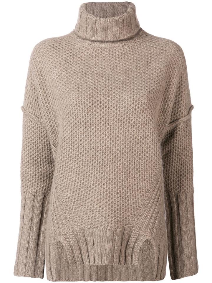 Zadig & Voltaire Roll Neck Jumper - Brown