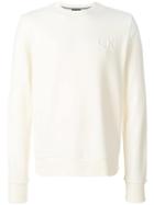 Calvin Klein Jeans Embossed Logo Sweatshirt - Neutrals