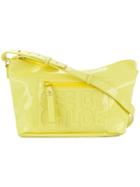 See By Chloé Logo Embossed Satchel Bag - Yellow & Orange