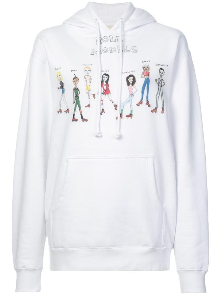 Unfortunate Portrait Role Models Hoodie - White