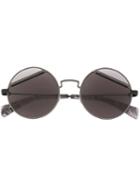 Yohji Yamamoto Panelled Lens Sunglasses - Black