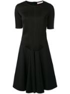 A.f.vandevorst - Flared Dress - Women - Polyamide/viscose - 34, Black, Polyamide/viscose