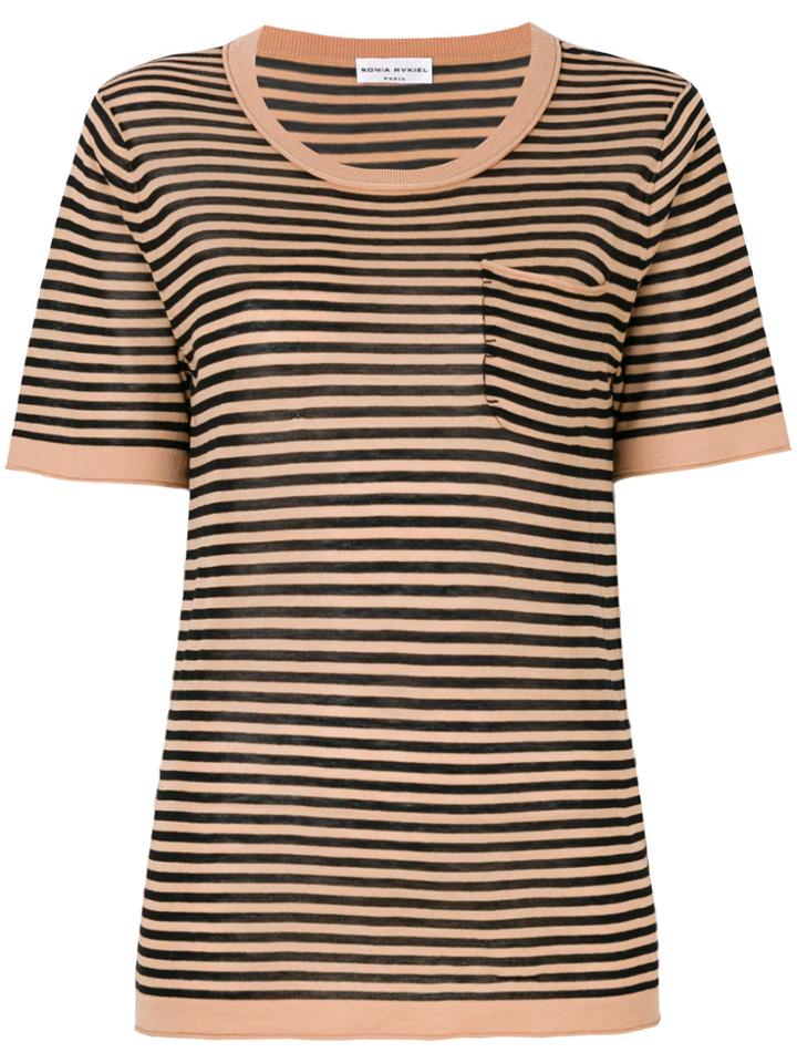 Sonia Rykiel Striped T-shirt - Black
