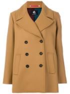 Ps By Paul Smith Oversized Lapels Peacoat - Brown