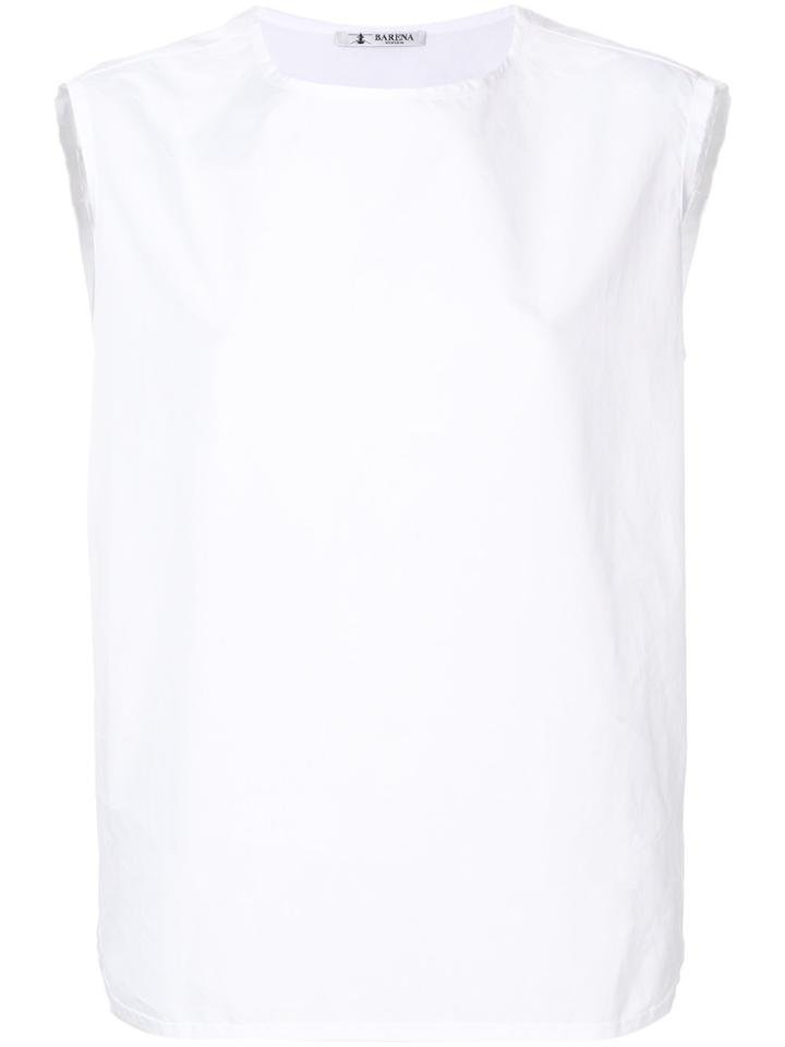 Barena Loose Fit Tank Top - White