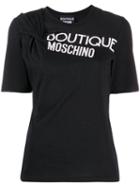 Boutique Moschino Twist Detail T-shirt - Black