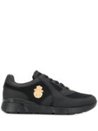 Billionaire Brand Plaque Sneakers - Black