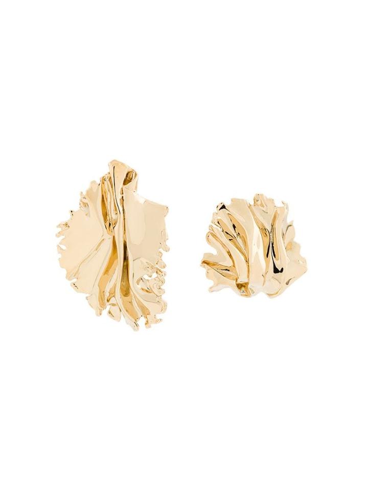 Annelise Michelson Sea Leaves Earrings - Gold