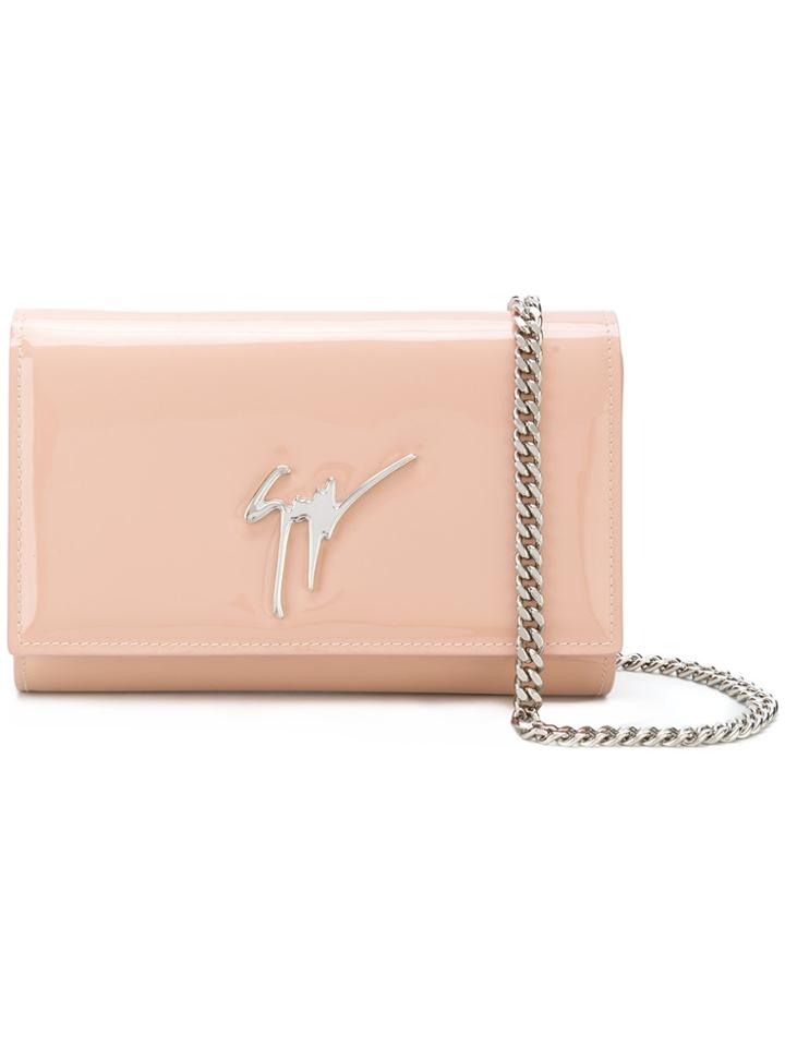 Giuseppe Zanotti Design Cleopatra Shoulder Bag - Nude & Neutrals