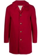 Mackintosh Red Bonded Cotton Short Coat Gr-002/bt