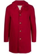 Mackintosh Red Bonded Cotton Short Coat Gr-002/bt