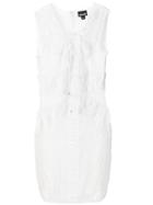 Just Cavalli Fitted Lace-up Dress - White