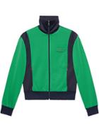 Gucci Tiger Patch Technical Jersey Jacket - Green