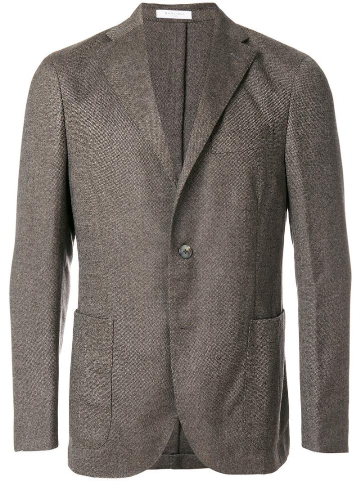 Boglioli - Single Breasted Jacket - Men - Acetate/cupro/virgin Wool - 46, Brown, Acetate/cupro/virgin Wool