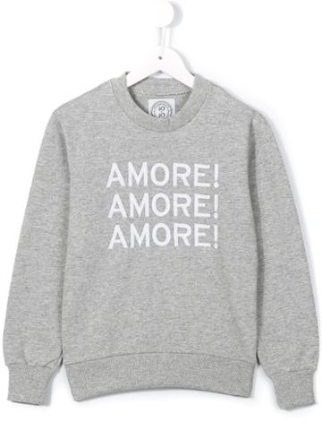10x10 An Italian Theory Kids Amore Print Sweatshirt